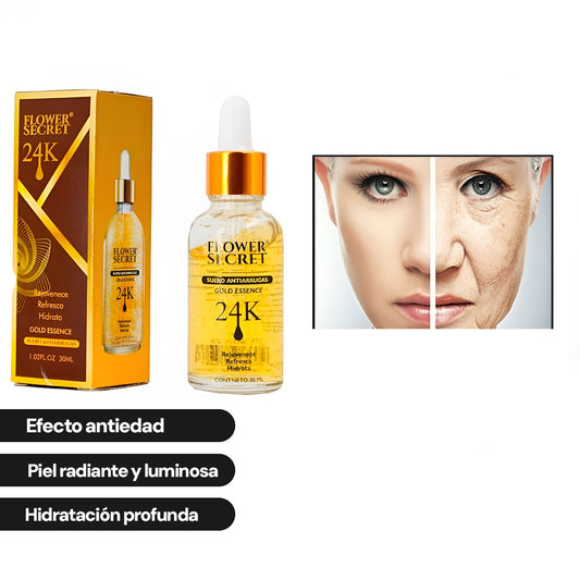 GoldGlow Serum | Efecto antiedad, piel radiante y luminosa